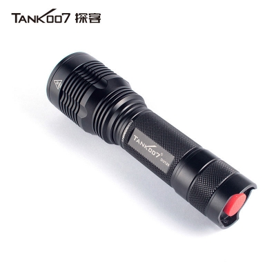 TANK007探客戶外執(zhí)勤，執(zhí)法，巡邏遠射防水戶外LED超亮手電筒DU126